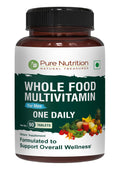 Pure Nutrition Whole Food Multivitamins for Men 90 Tabs OneADay 100% RDA 24 Natural Vitamins and Minerals All Natural Plant Based Men's Multivitamin 3 Months Supply