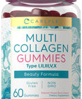 Carlyle Collagen Gummies | 60 Count | Multi Collagen Complex | Beauty Formula Supplement | Mixed Berry Flavor | Non-Gmo, Gluten