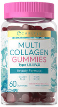 Carlyle Collagen Gummies | 60 Count | Multi Collagen Complex | Beauty Formula Supplement | Mixed Berry Flavor | Non-Gmo, Gluten