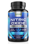 Built Nature Nitric Oxide Supplement L Arginine Extra Strength - Citrulline Malate, Aakg, Beta Alanine - Premium Muscle Supporting Nitric Booster For Strength & Energy To Train Harder - 60 Capsules