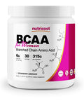 Nutricost BCAA for Women (Strawberry Lemonade, 30 Servings) - Formulated Specifically for Women - Non-GMO and Gluten-Free