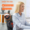 Brelley Neck And Back Massager With Heat Electric Shiatsu Deep Tissue Kneading Massage For Neck Back Shoulders And Legs For Men Women Christmas Mother'S Day & Father'S Day