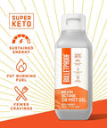 Bulletproof Brain Octane Premium C8 Mct Oil From Non-Gmo Coconuts, 14G Mcts, 16 Fl Oz, Innerfuel Prebiotic Fiber Powder, Unflavored, 13.4 Oz