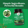 Natures Craft Vegan Wild Oregano Oil Softgels - Super Concentrated Oil of Oregano Softgels with 3000mg Herbal Equivalent and Min 70% Carvacrol for Gut Heart Detox and Immune Support - Vegan & Non-GMO (180CT)