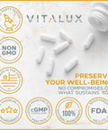 EPN Supplements Vitalux || #1 Rated Premium Energy Burn || Metabolism Support, Boost Energy Levels, Increase Focus | Ultra Dosed Pre Workout W/ 5 Powerful Ingredients | 3Rd Party Tested + Usa Made - 120 Servings