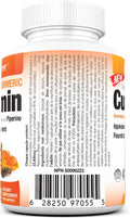 Vita-Age Max. Strength 65X Highest 33800mg 95% Turmeric Curcumin per Capsule + Black Pepper 2,000% Bioavailable, 60 Capsules, 2 Months Supply