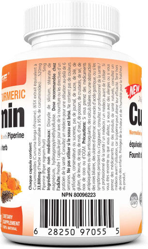 Vita-Age Max. Strength 65X Highest 33800mg 95% Turmeric Curcumin per Capsule + Black Pepper 2,000% Bioavailable, 60 Capsules, 2 Months Supply