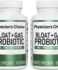 Physician'S Choice Bloat & Gas Probiotic 5-in-1 Proactive Support + Daily Digestion & Gut Health - Herbals Digestive Enzymes Post & Prebiotics - Gas Relief for Adults - Women & Men - 45ct 2-Pack