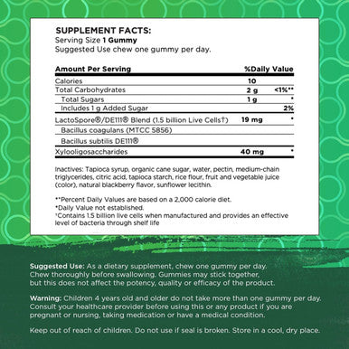 Swanson Probiotic + Prebiotic Gummies - Digestive Support Supplement Promoting Digestive Function & Bowel Regularity - Helps to Support Immune Health - (BlackBerry 60 Gummies)