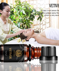 Aromatherapy Essential Oils, Vetiver Aromatherapy Essential Oils (0.33 oz - 10ml), 100% Pure Essential Oils Vetiver Scent for Diffuser, Humidifier, Massage, Aromatherapy, Skin & Hair Care