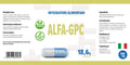Alpha Gpc Choline 500Mg Serving 60 Vegan Capsules, 3Rd Party Lab Tested, High Strength Supplement, No Fillers Or Bulkers, Gluten And Gmo