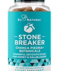 Eu Natural Chanca Piedra Stone Breaker Natural Dissolver Kidney Cleanse & Gallbladder Supplement Detoxify Urinary Tract Flush Impurities Clear System 60 Vegan Soft Capsules