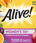 Nature's Way Alive Women's 50 Plus Multivitamin and Mineral Tablets, 50 Count