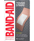 Band-Aid Brand Tough Strips Bandages Xl, 10 Count