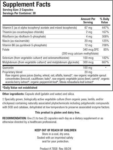 Biotics Research TolerAid Designed and Clinically Tested by Dr. Mark Force. Supports Healthy Functioning of Liver Detoxification Pathways Urea Cycle Methylation. Vitamin E Riboflavin 60 Caps