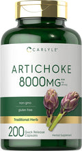 Carlyle Artichoke Extract Capsules 8000Mg | 200 Count | Non-Gmo, Gluten Free Supplement