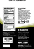 Terrasoul Superfoods Organic Amla Berry Powder Amalaki 16 Oz Rich in Antioxidant Vitamin C Supports Immunity
