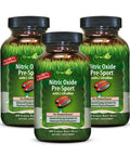 Irwin Naturals Nitric Oxide Pre-Sport - Pre-Workout Booster with L-Citrulline - 60 Liquid Softgels (Pack of 3)