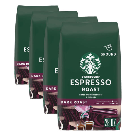 Starbucks Ground Coffee, Dark Roast Hot or Iced Coffee, French Roast, 28 oz