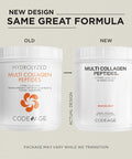 Codeage Multi Collagen Protein Powder Peptides 2-Month Supply Hydrolyzed Type I II III V X Grass Fed All in One Super Bone Broth Collagen Supplement Non-GMO 20 Ounces