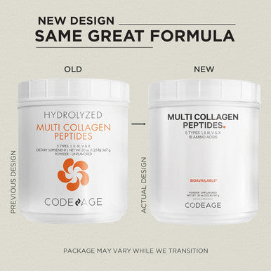 Codeage Multi Collagen Protein Powder Peptides 2-Month Supply Hydrolyzed Type I II III V X Grass Fed All in One Super Bone Broth Collagen Supplement Non-GMO 20 Ounces