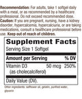 Nature'S Way Vitamin D3 Extra Strength; 2000 Iu Per Serving; 240 Softgels