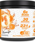 Amazing Nutrition BCAA 6000 | 6 Grams BCAA Per Serving | 30 Servings Powder | Branched Chain Amino Acid Supplement | Made in USA (Natural Orange)