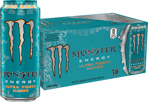 Monster Energy Zero Ultra, Sugar Free Energy Drink, 16 Ounce | Pack of 12