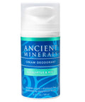 Ancient Minerals Natural Deodorant Cream Eucalyptus & Mint Scent Aluminum-Free Vegan Deodorant for Women and Men with Magnesium Zinc & Vitamin E for Sensitive Skin 2 oz