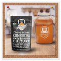 Fermentaholics Kombucha Scoby & Starter Tea | Live Fresh Organic Starter Culture | Diy Kombucha | 12Oz Fresh Starter Tea