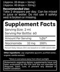 Liquid Vitamin B3 (As Niacinamide) Supplement - Non Flush Form Of Niacin - Convenient Niacin Drops For Women And Men - 4 Oz (120Ml)