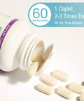 StressRelax by Natural Factors 5HTP 50 mg Support for Emotional Health and Relaxation 60 caplets 60 servings