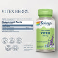 Solaray Vitex, 400 mg, 100 Count
