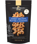 Squirrel Brand Sweet Brown Butter Cashews, 3.5 Ounces Resealable Bag, Gluten Free, Vegetarian