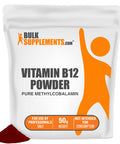 BulkSupplements Pure Methylcobalamin (Vitamin B12) Powder - B12 Methylcobalamin 200 mcg - Methylcobalamin B12 - Energy Vitamins (50 Grams - 1.8 oz)