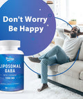 GABA with L-Theanine Supplement 1200mg - High Bioavailable Liposomal GABA Supplements, 60 Capsules for Adults