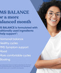 Eu Natural Balance PMS Vitamins for Women - Hormone Balance for Women Menstrual & PMS Relief - Bloating Cramping Mood Swings Restlessness Clear Skin - Primrose Oil Black Seed Oil & DIM - 60 Liquid Softgels