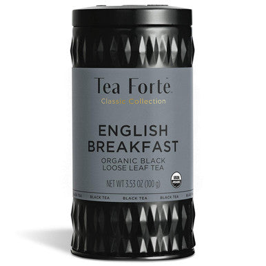 Tea Forte Loose Tea Canister Black Tea Makes 35-50 Cups (English Breakfast)