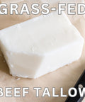 Beef Tallow For Skin Care, Face, Hands - Natural Moisturizer - Whipped - Organic Grass-Fed Beef Fat - Vitamins A, D, E, K - Dry Skin, Baby Diaper Cream - Hydrating - Warm Vanilla - 2 Oz Jar