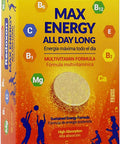Redoxon Max Energy, Sustained Energy Formula, Helps Support Your Immune System, Max Energy All Day Long, Citrus Fruits Flavor, 20 Effervescent Tablets, 2.82 Oz, Box