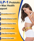 Glp-1 Supplement 300 Billion Afu Akkermansia Muciniphila, Akkermansia Probiotic For Women Men, Akka Superbiotics For Glp-1 Production, Digestive, Gut, Immunity, Enhances Gut Lining Function, 60 Caps