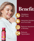 AFC Japan Tsubaki Ageless Beauty Collagen Drink 3 Boxes + Collagen White Beauty, Marine Collagen Peptide, Royal Jelly, Hyaluronic , Glutathione, for Skin Revitalization, Firmness & Whitening
