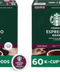 Starbucks K-Cup Coffee Pods, Dark Roast Hot or Iced Coffee, French Roast, 96 Keurig Pods