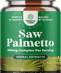 Extra Strength Saw Palmetto Extract - Advanced Herbal Complex For Hair Health And Urinary Support With Plant Sterols & Flavonoids - Potent Herbal Supplement With 500Mg Per Serving - 100 Capsules