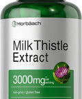 Milk Thistle Extract | 3000mg | 300 Capsules | Non-GMO, Gluten Free Supplement | by Horbaach