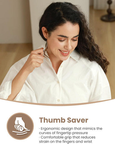 Lifechill Deep Tissue Massage Tool For Trigger Point Massage & Gua Sha, Muscle Scraper Tool For Full Body Pain Relief, Thumb Saver Acupressure Tool, Fsa Hsa Eligible