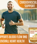 Xprs Nutra Ginger Powder - Premium Ground Ginger Root Powder with Potent Spicy Flavor - Ground Ginger Powder - Vegan Friendly Sustainably Grown Powdered Ginger (4 Ounce)