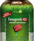 Irwin Naturals Fenugreek RED with Nitric Oxide Booster 60 Liquid Soft-Gels