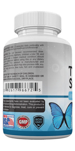 Thyroid Support Supplement with Iodine and Vitamin B12 for Energy Focus and Metabolism Booster Formula for Women and Men Improves Metabolic Functions Better Focus 60 Capsules Non-GMO by Amate Life