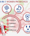 Probiotics-For-Women Prebiotics-And-Probiotics-Powder, 100-Billion-Cfus 45-Day-Supply, Women'S-Probiotic With D-Mannose And Cranb